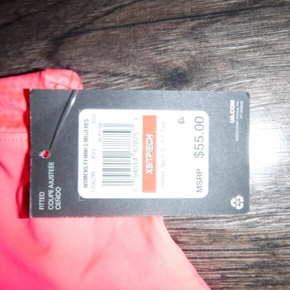 NEW‎ Under armour tank top XS - Picture 4 of 6